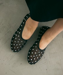 ビジュードットチュールパンプス