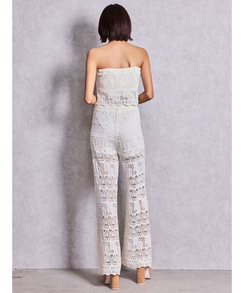 GYDA(ジェイダ)の「GGクロシェニットパンツ【セットアップ着用可能】(その他パンツ・レディース・ブラック/ブラウン/オフホワイト・FREE)」の9枚目の写真