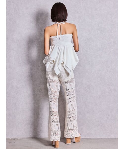 GYDA(ジェイダ)の「GGクロシェニットパンツ【セットアップ着用可能】(その他パンツ・レディース・ブラック/ブラウン/オフホワイト・FREE)」の13枚目の写真