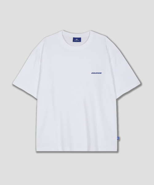 DOLPHIN WAVE APPAREL(ドルフィンウェーブアパレル)の「ドルフィン刺繍ロゴ半袖Tシャツホワイト(Tシャツ/カットソー・メンズ・その他・MEDIUM/LARGE/X-LARGE)」の1枚目の写真