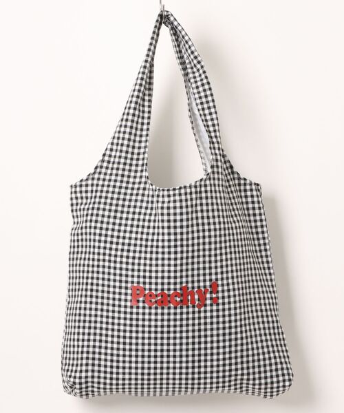 Ritzy(リッツィー)の「6色展開 ストライプ柄 ロゴプリント トートバッグ(トートバッグ・レディース・ブラック系1/ブラック系2/ブルー/レッド/グリーン/ホワイト・FREE)」の18枚目の写真