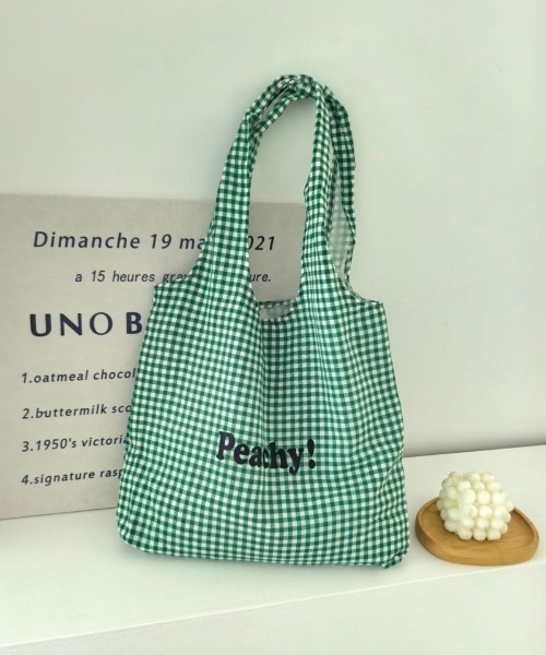 Ritzy(リッツィー)の「6色展開 ストライプ柄 ロゴプリント トートバッグ(トートバッグ・レディース・ブラック系1/ブラック系2/ブルー/レッド/グリーン/ホワイト・FREE)」の8枚目の写真