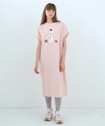 BEDSIDEDRAMA | DOG SAVE THE QUEEN Dress Tee(ワンピース)