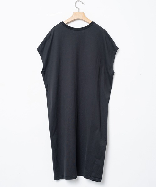 BEDSIDEDRAMA(ベットサイドドラマ)の「DOG SAVE THE QUEEN Dress Tee(ワンピース・レディース・ピンク/ホワイト/ブラック・2)」の13枚目の写真