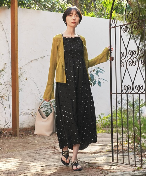 inter-chaussures(インターショシュール)の「【Oh my Sandals】ラウンドトウオーナメントトングサンダル(E62209)(サンダル・レディース・ブラック/ホワイト/ブラウン・35/37/38/36/39)」の9枚目の写真