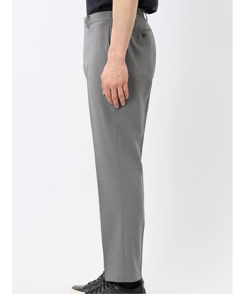 TAKA-Q(タカキュー)の「スラックス メンズ ビジネス パンツ ストレッチ ウォッシャブル 接触冷感 速乾 スリム ノータック 裾上げ済み グレー セットアップ可能 (スーツパンツ・メンズ・グレー・MEDIUM/3L/X-LARGE/LARGE/S)」の8枚目の写真