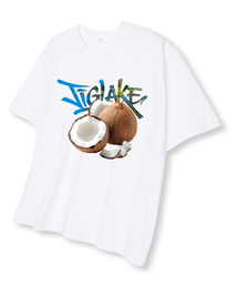 ココナッツ オーバーサイズ 半袖Tシャツ ホワイト