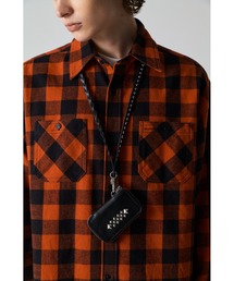 CALEE（キャリー）の「STUDS LEATHER COIN CASE（コインケース）」