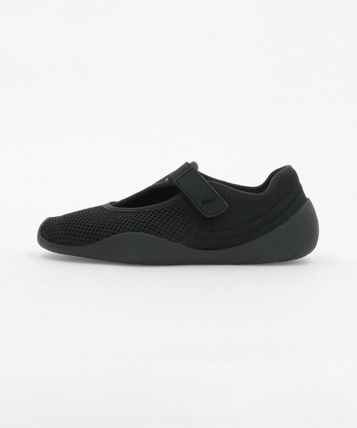 LACOSTE（ラコステ）の「＜LACOSTE＞LOW MYSTERE ﾒﾘｰｼﾞｪﾝ（スニーカー・レディース・ブラック/ライトピンク・23cm/23.5cm/24cm/25.5cm/22.5cm/24.5cm）」の2枚目の写真