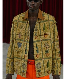 JUNYA WATANABE MAN 麻フレンチシャツブルゾン　XS セール】JUNYA WATANABE MAN｜ジュンヤワタナベマン（メンズ）の