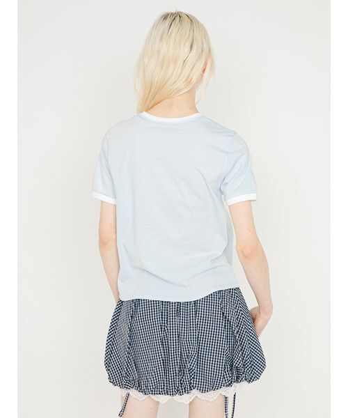 SORIN(ソリン )の「Swan Printed T-shirt/スワンプリント Tシャツ(Tシャツ/カットソー・レディース・グレー/ホワイト/サックスブルー・38)」の7枚目の写真