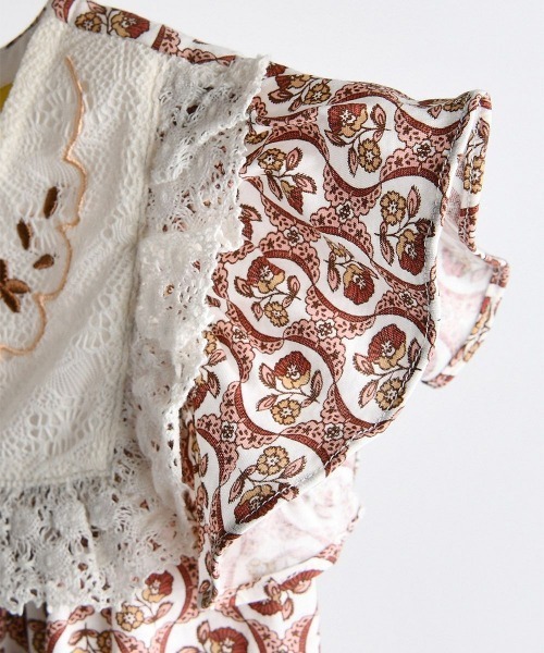 moimoln(モイモルン)の「ロシェ刺繍ポイントワンピース(ワンピース・キッズ・ピンク・80cm/100cm/110cm/90cm)」の4枚目の写真
