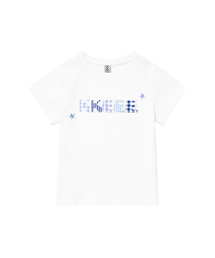 マイネームチェックパッチ半袖Tシャツ(3カラー)