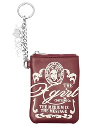 X-girl | FAUX LEATHER FACE COIN CASE(コインケース)