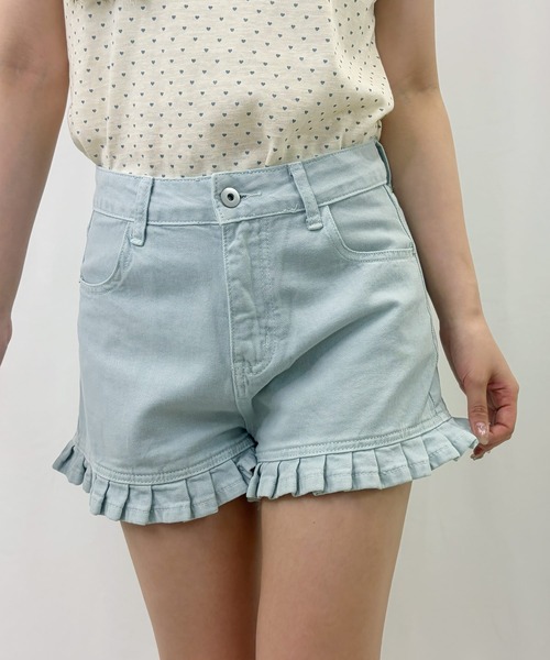 frunco(フランコ)の「【ZOZOTOWN限定】フリルショートパンツ(その他パンツ・レディース・ブラック/ホワイト/ピンク/イエロー/ブルー・FREE)」の3枚目の写真