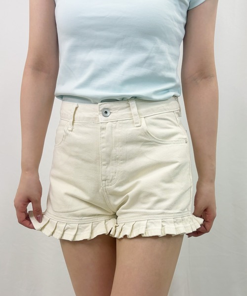 frunco(フランコ)の「【ZOZOTOWN限定】フリルショートパンツ(その他パンツ・レディース・ブラック/ホワイト/ピンク/イエロー/ブルー・FREE)」の12枚目の写真