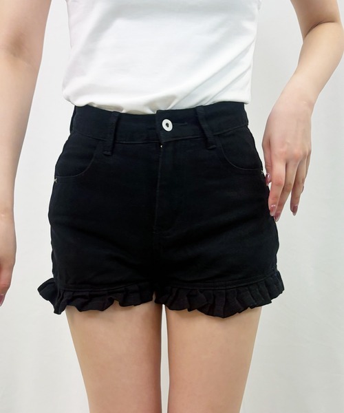 frunco(フランコ)の「【ZOZOTOWN限定】フリルショートパンツ(その他パンツ・レディース・ブラック/ホワイト/ピンク/イエロー/ブルー・FREE)」の15枚目の写真