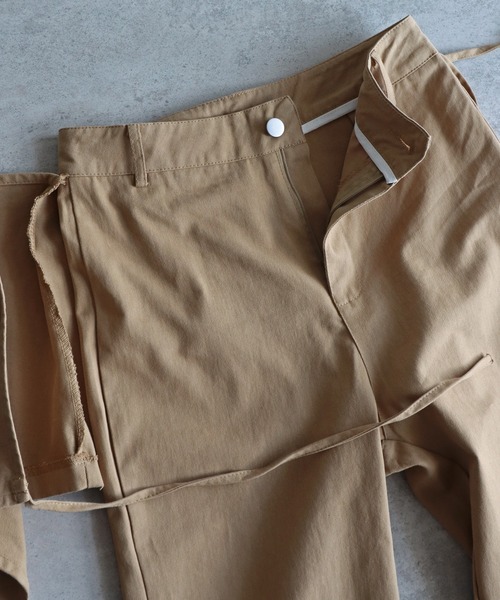 COURO(コウロ)の「ラップスカート付きフレアパンツ(その他パンツ・レディース・ブラック/ライトベージュ/ブラウン・M)」の13枚目の写真