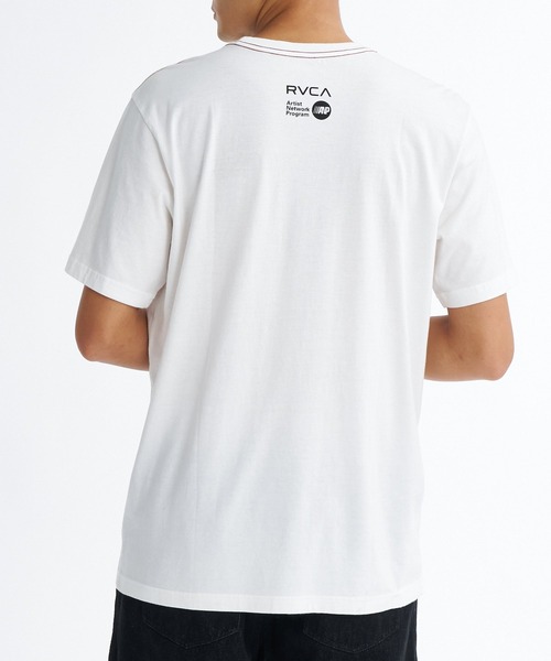 RVCA(ルーカ)の「RVCA メンズ RVCA EVOLUTION SS Tシャツ 【2026年夏モデル】(Tシャツ/カットソー・メンズ・ブラック系その他/オフホワイト・SMALL/LARGE/X-LARGE/MEDIUM)」の3枚目の写真