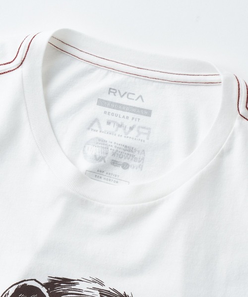 RVCA(ルーカ)の「RVCA メンズ RVCA EVOLUTION SS Tシャツ 【2026年夏モデル】(Tシャツ/カットソー・メンズ・ブラック系その他/オフホワイト・SMALL/LARGE/X-LARGE/MEDIUM)」の7枚目の写真