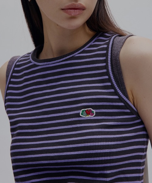 FRUIT OF THE LOOM(フルーツオブザルーム)の「Fruit of the Loom × Ameri PACK TANK TOP(タンクトップ・レディース・ブラック/チャコールグレー/ミント・MEDIUM/SMALL)」の4枚目の写真