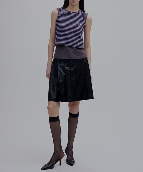 FRUIT OF THE LOOM(フルーツオブザルーム)の「Fruit of the Loom × Ameri PACK TANK TOP(タンクトップ・レディース・ブラック/チャコールグレー/ミント・MEDIUM/SMALL)」の7枚目の写真