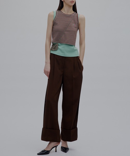 FRUIT OF THE LOOM(フルーツオブザルーム)の「Fruit of the Loom × Ameri PACK TANK TOP(タンクトップ・レディース・ブラック/チャコールグレー/ミント・MEDIUM/SMALL)」の10枚目の写真