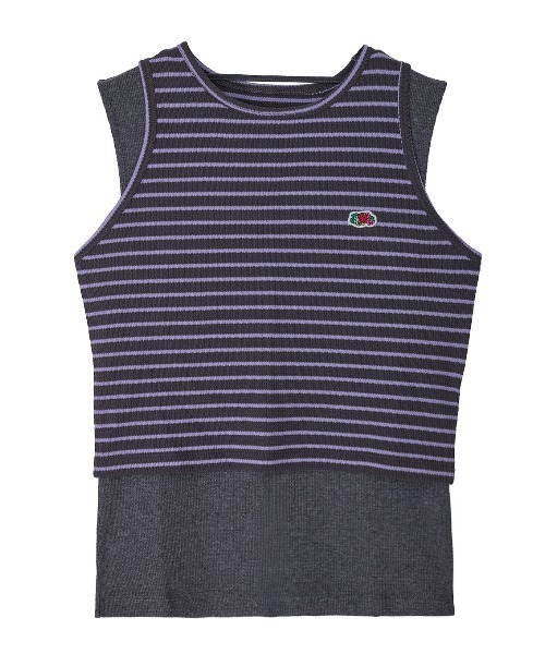 FRUIT OF THE LOOM(フルーツオブザルーム)の「Fruit of the Loom × Ameri PACK TANK TOP(タンクトップ・レディース・ブラック/チャコールグレー/ミント・MEDIUM/SMALL)」の13枚目の写真