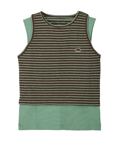 FRUIT OF THE LOOM(フルーツオブザルーム)の「Fruit of the Loom × Ameri PACK TANK TOP(タンクトップ・レディース・ブラック/チャコールグレー/ミント・MEDIUM/SMALL)」の14枚目の写真