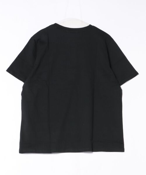 aimoha（アイモハ）の「カレッジロゴプリントTシャツ（Tシャツ/カットソー・レディース・ライトグレー/ホワイト/ダークグレー/チョコ/ブラック・FREE）」の6枚目の写真