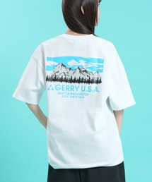 GERRY（ジェリー）の「【GERRY】別注 ポイントカラーMTモチーフ半袖Tシャツ（Tシャツ/カットソー）」