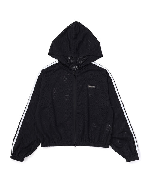 ZIDDY(ジディ)の「ダブルジップメッシュジャケット(130~160cm)(その他アウター・キッズ・ホワイト/ブラック・140cm/130cm/150cm/FREE)」の11枚目の写真
