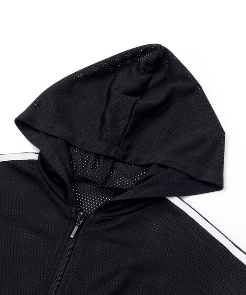 ZIDDY(ジディ)の「ダブルジップメッシュジャケット(130~160cm)(その他アウター・キッズ・ホワイト/ブラック・140cm/130cm/150cm/FREE)」の13枚目の写真