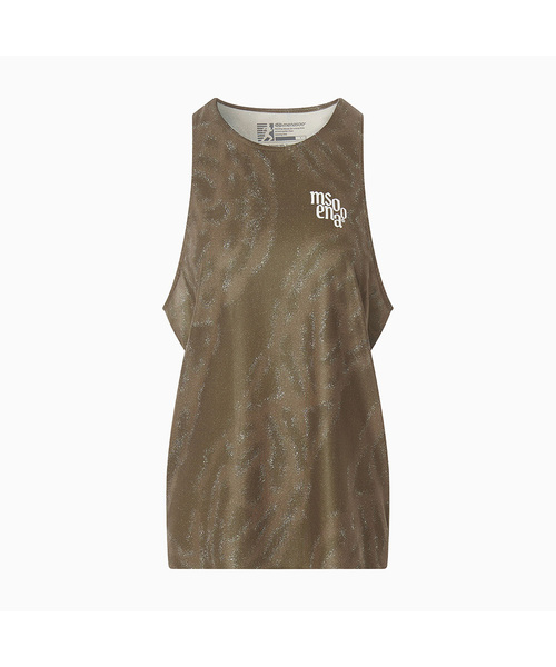 MENASOO(ミナス)の「Unisex Pace Trace Singlet(Tシャツ/カットソー・レディース・ブラウン/パープル/ダークブルー/レッド/ブラック・L/S)」の2枚目の写真