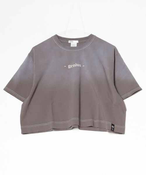 DOUBLE STANDARD CLOTHING(ダブルスタンダードクロージング)の「製品染め天竺Tシャツ(Tシャツ/カットソー・レディース・ブラウン/サックスブルー・FREE)」の8枚目の写真