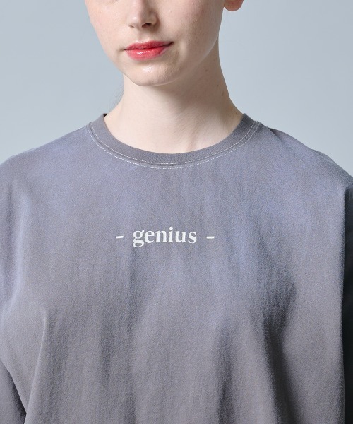 DOUBLE STANDARD CLOTHING(ダブルスタンダードクロージング)の「製品染め天竺Tシャツ(Tシャツ/カットソー・レディース・ブラウン/サックスブルー・FREE)」の13枚目の写真