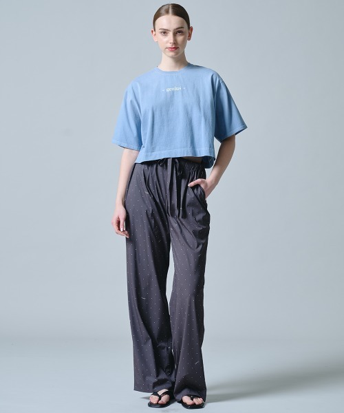 DOUBLE STANDARD CLOTHING(ダブルスタンダードクロージング)の「製品染め天竺Tシャツ(Tシャツ/カットソー・レディース・ブラウン/サックスブルー・FREE)」の5枚目の写真