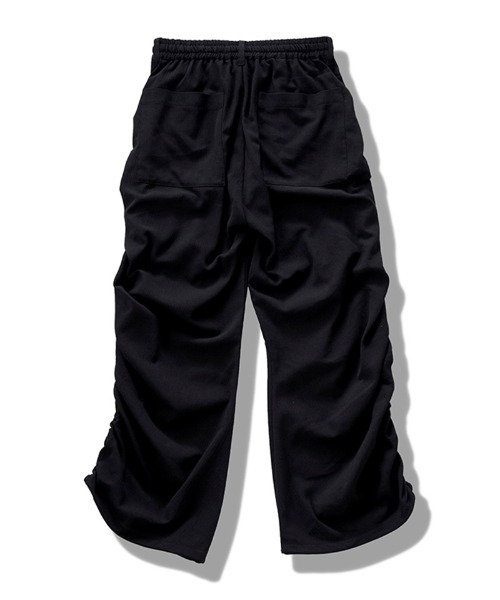 NO ID.(ノーアイディ)の「mp15133-サイドギャザーイージーワイドトラウザーズ パンツ(858006-497P)(その他パンツ・メンズ・ダークグレー/ブラック/グレー・2/1)」の17枚目の写真
