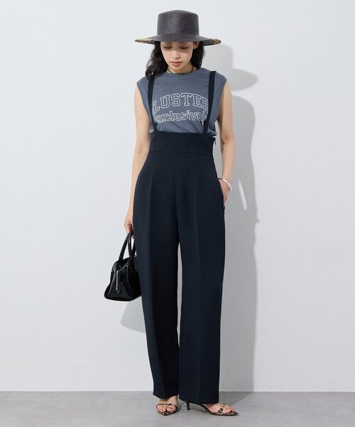 Whim Gazette(ウィムガゼット)の「ノースリーブロゴTシャツ(Tシャツ/カットソー・レディース・チャコールグレー/オフホワイト/ピンクベージュ・FREE)」の15枚目の写真