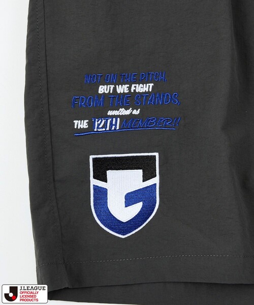 FREAK'S STORE（フリークスストア）の「J.LEAGUE×FREAK'S STORE 別注 SUPPORTERS NYLON SHORTS 【ガンバ大阪】（その他パンツ・メンズ・チャコールグレー/ブラック・MEDIUM/SMALL/LARGE）」の12枚目の写真