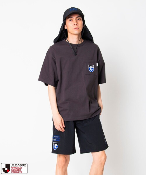 FREAK'S STORE（フリークスストア）の「J.LEAGUE×FREAK'S STORE 別注 SUPPORTERS NYLON SHORTS 【ガンバ大阪】（その他パンツ・メンズ・チャコールグレー/ブラック・MEDIUM/SMALL/LARGE）」の8枚目の写真