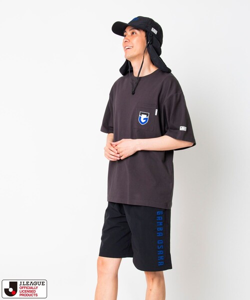FREAK'S STORE（フリークスストア）の「J.LEAGUE×FREAK'S STORE 別注 SUPPORTERS NYLON SHORTS 【ガンバ大阪】（その他パンツ・メンズ・チャコールグレー/ブラック・MEDIUM/SMALL/LARGE）」の9枚目の写真
