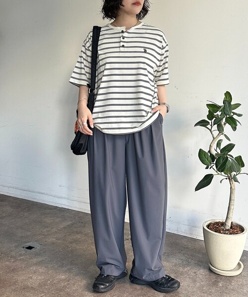 CPCM(シーピーシーエム)の「接触冷感タックワイドスラックス(スラックス・メンズ・チャコールグレー/ブラック/ブラウン/ネイビー・MEDIUM/LARGE/SMALL)」の21枚目の写真