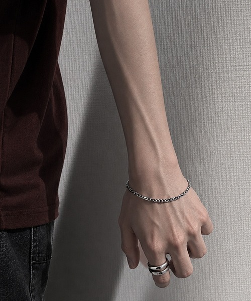 NILWAY(ニルウェイ)の「ステンレス スリム&ワイドマルチチェーンブレスレット(ブレスレット・メンズ・シルバー系その他2/シルバー系その他3/シルバー・FREE)」の14枚目の写真