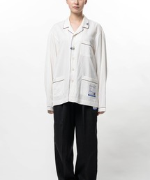 Rayon Nylon Twill Piping Shirt