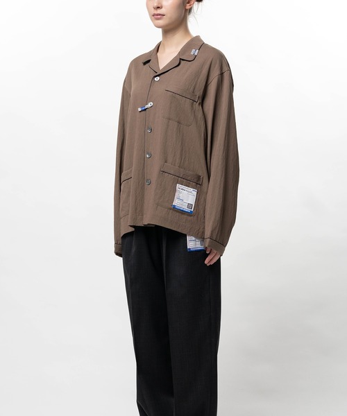 In・stru(men-tal).(インストルメンタル)の「Rayon Nylon Twill Piping Shirt(シャツ/ブラウス・メンズ・ブラック/ミント/ブラウン/ホワイト・38/36)」の9枚目の写真