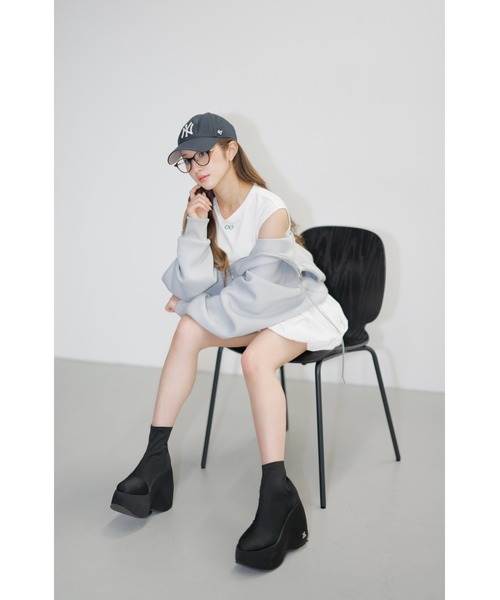 SHEL’TTER（シェルター）の「インフィニティーバルーンワンピース（ワンピース・レディース・ネイビー系/ホワイト・M/S）」の12枚目の写真