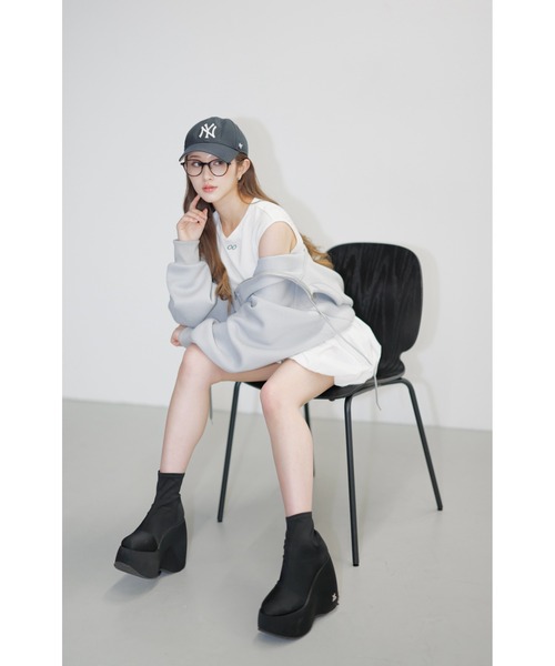 SHEL’TTER（シェルター）の「インフィニティーバルーンワンピース（ワンピース・レディース・ネイビー系/ホワイト・M/S）」の11枚目の写真