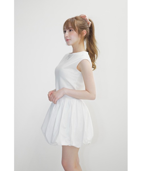 SHEL’TTER（シェルター）の「インフィニティーバルーンワンピース（ワンピース・レディース・ネイビー系/ホワイト・M/S）」の14枚目の写真