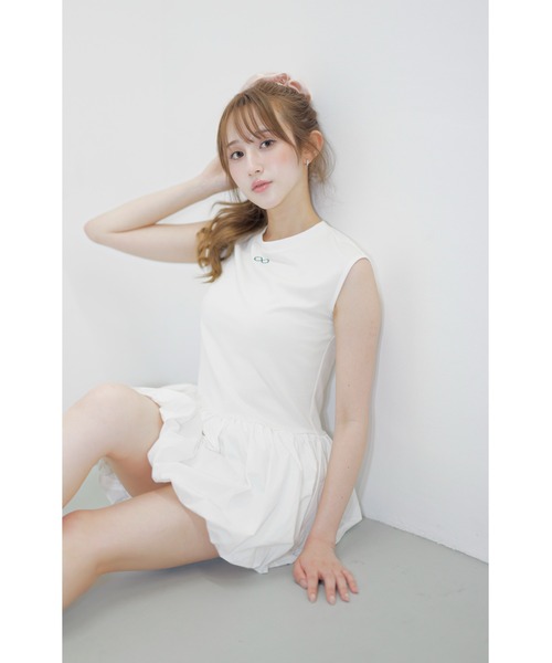 SHEL’TTER（シェルター）の「インフィニティーバルーンワンピース（ワンピース・レディース・ネイビー系/ホワイト・M/S）」の16枚目の写真